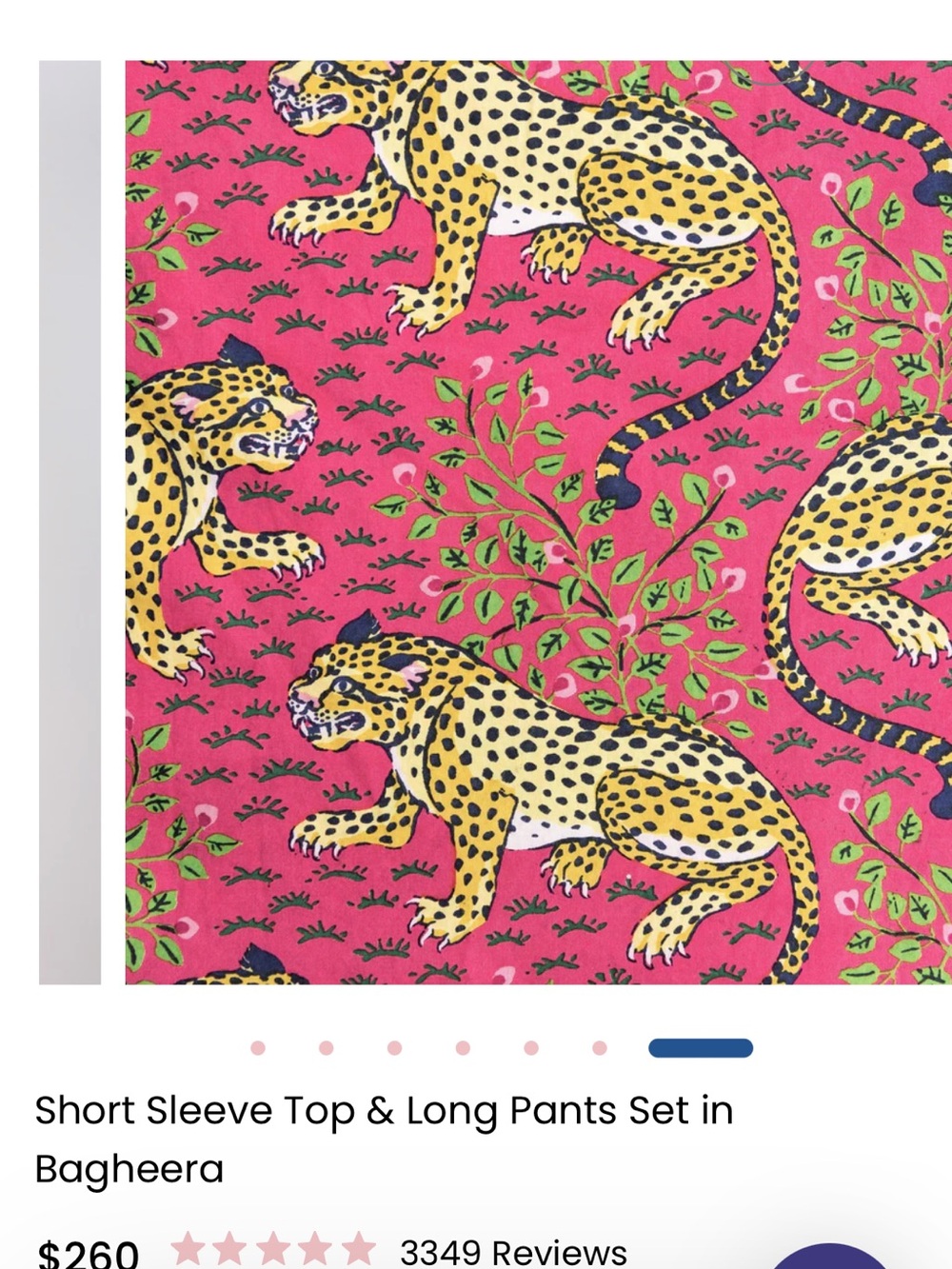 Printfresh Pink & Yellow Leopard-Print Button Pajama set - Picture 7 of 9
